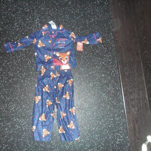 New Rudolph the Red Nosed Reindeer Christmas Pajamas pj's 18M